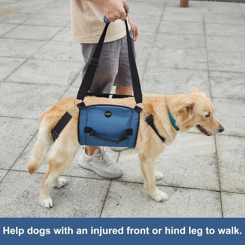 COODEO Dog Carry Sling, Emergency Backpack Pet Legs Support XL